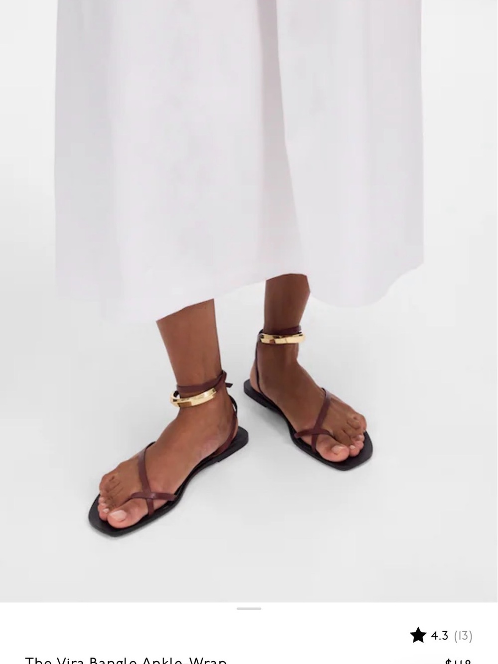 Madewell Vera Bangle Wrap sandle 9